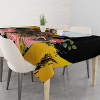 Australia Melbourne Cup Day Tablecloth Horse Racing Trophy With Roses - Wonder Print Shop