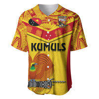 Custom Papua New Guinea Rugby Baseball Jersey 2023 Go Kumuls Pacific Dynamic Style - Wonder Print Shop