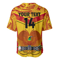 Custom Papua New Guinea Rugby Baseball Jersey 2023 Go Kumuls Pacific Dynamic Style - Wonder Print Shop