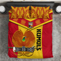 Custom Papua New Guinea Rugby Bedding Set 2023 Go Kumuls Pacific Dynamic Style - Wonder Print Shop