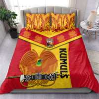 Custom Papua New Guinea Rugby Bedding Set 2023 Go Kumuls Pacific Dynamic Style - Wonder Print Shop