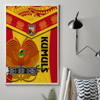 Custom Papua New Guinea Rugby Canvas Wall Art 2023 Go Kumuls Pacific Dynamic Style - Wonder Print Shop