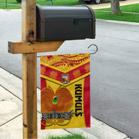 Custom Papua New Guinea Rugby Garden Flag 2023 Go Kumuls Pacific Dynamic Style - Wonder Print Shop