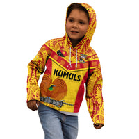 Custom Papua New Guinea Rugby Kid Hoodie 2023 Go Kumuls Pacific Dynamic Style - Wonder Print Shop