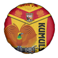 Custom Papua New Guinea Rugby Spare Tire Cover 2023 Go Kumuls Pacific Dynamic Style - Wonder Print Shop