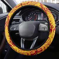 Papua New Guinea Rugby Steering Wheel Cover 2023 Go Kumuls Pacific Dynamic Style - Wonder Print Shop