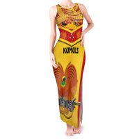 Custom Papua New Guinea Rugby Tank Maxi Dress 2023 Go Kumuls Pacific Dynamic Style - Wonder Print Shop