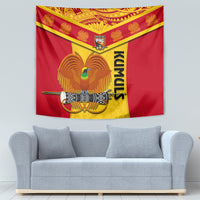 Custom Papua New Guinea Rugby Tapestry 2023 Go Kumuls Pacific Dynamic Style - Wonder Print Shop