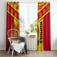 Papua New Guinea Rugby Window Curtain 2023 Go Kumuls Pacific Dynamic Style - Wonder Print Shop