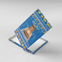 Sweden Christmas Canvas Wall Art God Jul! Santa Lucia - Wonder Print Shop