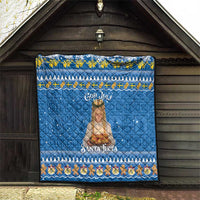 Sweden Christmas Quilt God Jul! Santa Lucia - Wonder Print Shop