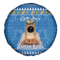 Sweden Christmas Spare Tire Cover God Jul! Santa Lucia - Wonder Print Shop