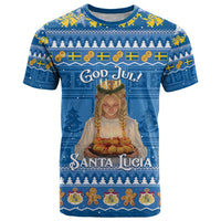 Sweden Christmas T Shirt God Jul! Santa Lucia - Wonder Print Shop
