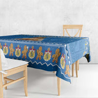 Sweden Christmas Tablecloth God Jul! Santa Lucia - Wonder Print Shop
