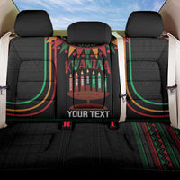 Personalized African-American Kwanzaa Back Car Seat Cover Kinara Candles African Pattern - Wonder Print Shop