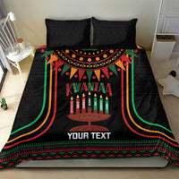 Personalized African-American Kwanzaa Bedding Set Kinara Candles African Pattern - Wonder Print Shop