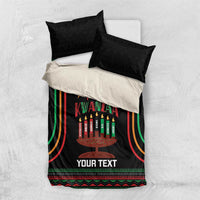 Personalized African-American Kwanzaa Bedding Set Kinara Candles African Pattern - Wonder Print Shop