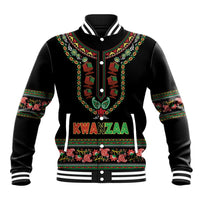 Personalized African-American Kwanzaa Baseball Jacket Dashiki Mix Paisley Pattern - Wonder Print Shop