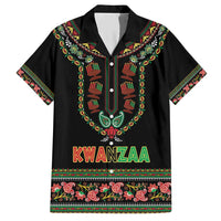 Personalized African-American Kwanzaa Family Matching Short Sleeve Bodycon Dress and Hawaiian Shirt Dashiki Mix Paisley Pattern - Wonder Print Shop