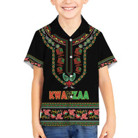 Personalized African-American Kwanzaa Family Matching Summer Maxi Dress and Hawaiian Shirt Dashiki Mix Paisley Pattern - Wonder Print Shop
