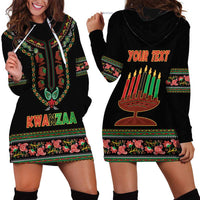 Personalized African-American Kwanzaa Hoodie Dress Dashiki Mix Paisley Pattern - Wonder Print Shop