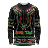 Personalized African-American Kwanzaa Long Sleeve Shirt Dashiki Mix Paisley Pattern - Wonder Print Shop