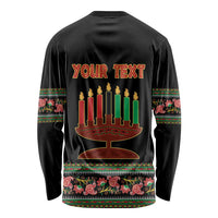 Personalized African-American Kwanzaa Long Sleeve Shirt Dashiki Mix Paisley Pattern - Wonder Print Shop
