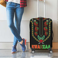 African-American Kwanzaa Luggage Cover Dashiki Mix Paisley Pattern - Wonder Print Shop