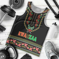 Personalized African-American Kwanzaa Men Tank Top Dashiki Mix Paisley Pattern - Wonder Print Shop
