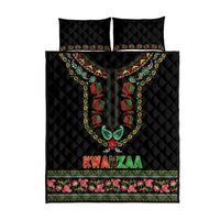 African-American Kwanzaa Quilt Bed Set Dashiki Mix Paisley Pattern - Wonder Print Shop