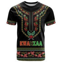 Personalized African-American Kwanzaa T Shirt Dashiki Mix Paisley Pattern - Wonder Print Shop