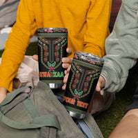 Personalized African-American Kwanzaa Tumbler Cup Dashiki Mix Paisley Pattern - Wonder Print Shop