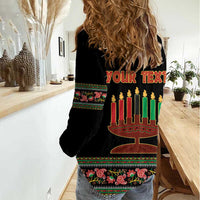 Personalized African-American Kwanzaa Women Casual Shirt Dashiki Mix Paisley Pattern - Wonder Print Shop