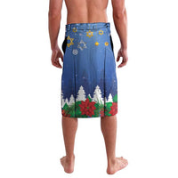 Personalised Merry Chrismukkah Lavalava Hanukkah Memorah Mix Poinsettia - Wonder Print Shop