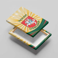 Personalised Lithuania Independence Day Canvas Wall Art Coat Of Arms Proud - Wonder Print Shop