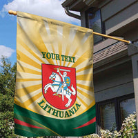 Personalised Lithuania Independence Day Garden Flag Coat Of Arms Proud - Wonder Print Shop