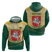 Personalised Lithuania Independence Day Hoodie Coat Of Arms Proud - Wonder Print Shop