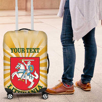 Personalised Lithuania Independence Day Luggage Cover Coat Of Arms Proud - Wonder Print Shop