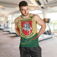 Personalised Lithuania Independence Day Men Tank Top Coat Of Arms Proud - Wonder Print Shop