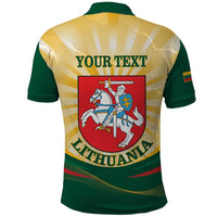 Personalised Lithuania Independence Day Polo Shirt Coat Of Arms Proud - Wonder Print Shop