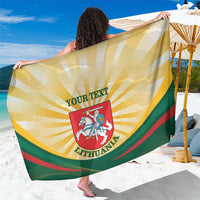 Personalised Lithuania Independence Day Sarong Coat Of Arms Proud - Wonder Print Shop