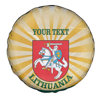 Personalised Lithuania Independence Day Spare Tire Cover Coat Of Arms Proud - Wonder Print Shop