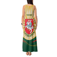 Personalised Lithuania Independence Day Tank Maxi Dress Coat Of Arms Proud - Wonder Print Shop