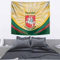 Personalised Lithuania Independence Day Tapestry Coat Of Arms Proud - Wonder Print Shop