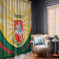 Personalised Lithuania Independence Day Window Curtain Coat Of Arms Proud - Wonder Print Shop