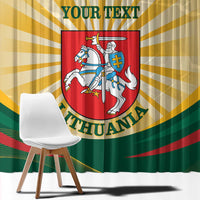 Personalised Lithuania Independence Day Window Curtain Coat Of Arms Proud - Wonder Print Shop