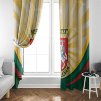Personalised Lithuania Independence Day Window Curtain Coat Of Arms Proud - Wonder Print Shop