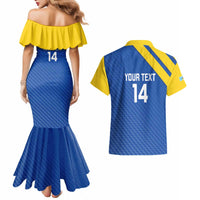 Custom Saint Lucia Football Couples Matching Mermaid Dress and Hawaiian Shirt 2025 Go Champions - Wonder Print Shop