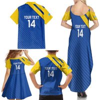 Custom Saint Lucia Football Family Matching Summer Maxi Dress and Hawaiian Shirt 2025 Go Champions - Wonder Print Shop