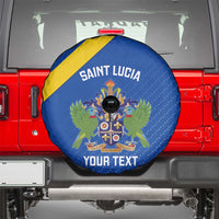 Custom Saint Lucia Football Spare Tire Cover 2025 Go Champions - Wonder Print Shop